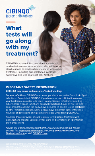 CIBINQO™ (abrocitinib) lab testing brochure