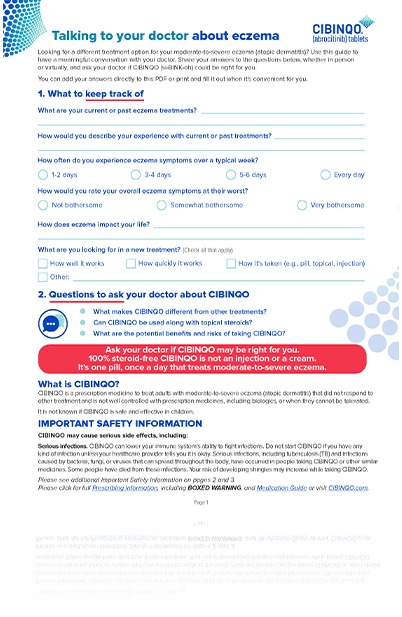 doctor discussion guide