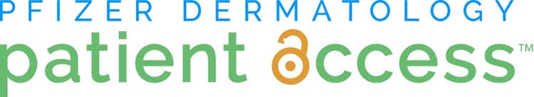 Pfizer Dermatology Patient Access logo